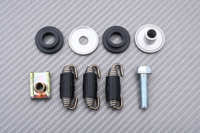 Línea de escape completa Akrapovic Off-Road EVO Titanio para SUZUKI RMZ 250 2004 - 2006