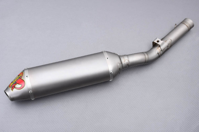 Línea de escape completa Akrapovic Off-Road EVO Titanio para SUZUKI RMZ 250 2004 - 2006