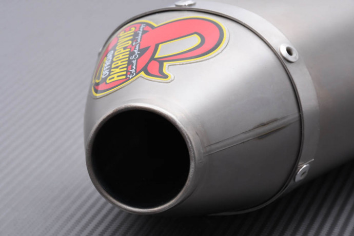 Línea de escape completa Akrapovic Off-Road EVO Titanio para SUZUKI RMZ 250 2004 - 2006