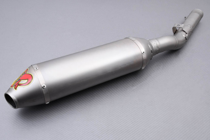 Ligne complète d'échappement Off-Road Akrapovic EVO en Titane pour SUZUKI RMZ 250 2004 - 2006