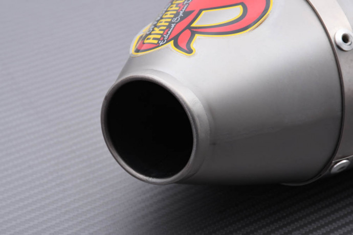Ligne complète d'échappement Off-Road Akrapovic EVO en Titane pour SUZUKI RMZ 250 2004 - 2006
