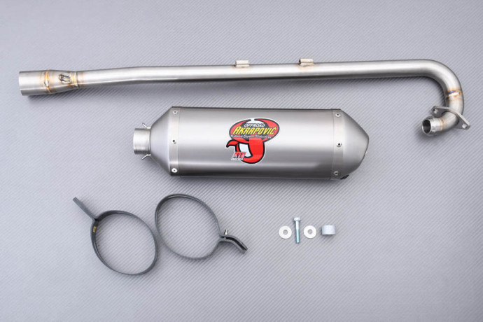 Línea de escape completa Akrapovic Off-Road RACING para KYMCO KXR 250 2004 - 2006 Línea de escape completa Akrapovic Off-Road RACING para KYMCO KXR 250 2004 - 2006