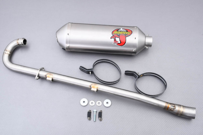 Komplette Off-Road Akrapovic RACING Auspuffanlage für KYMCO MXU 250 R 2004 - 2007 Komplette Off-Road Akrapovic RACING Auspuffanlage für KYMCO MXU 250 R 2004 - 2007