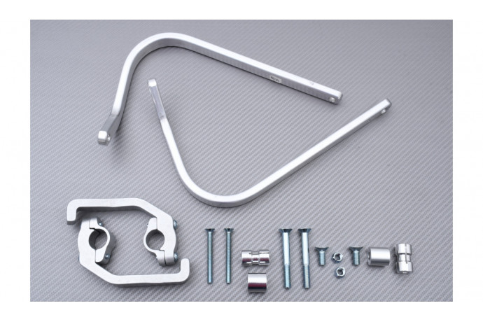 Kit de fijación BARKBUSTERS completo  KAWASASAKI Z125 PRO / HONDA MSX / GROM 125  2013 - 2023 REF : BHG-063-00-NP