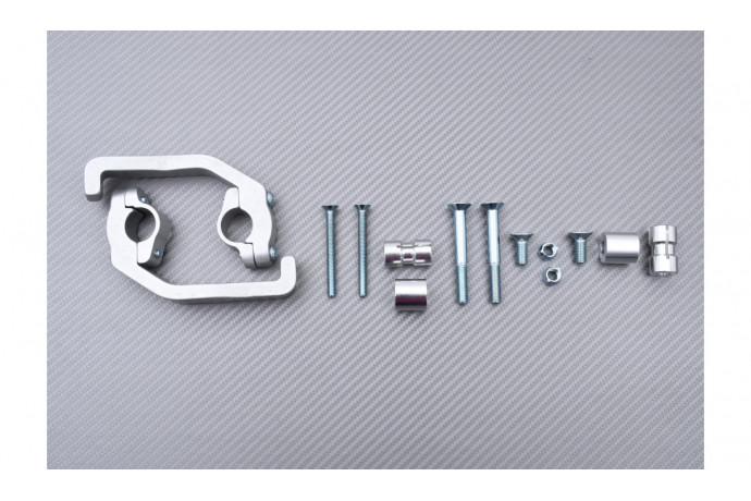 Kit de fijación BARKBUSTERS completo  KAWASASAKI Z125 PRO / HONDA MSX / GROM 125  2013 - 2023 REF : BHG-063-00-NP