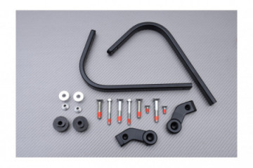 Barra di supporto nera BARKBUSTERS con fissaggi REF : STM-007-01-NP