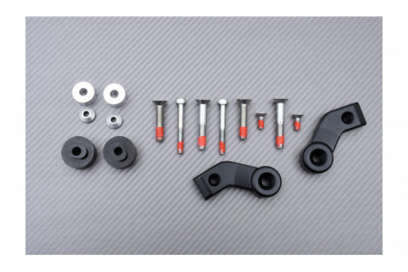 Barra di supporto nera BARKBUSTERS con fissaggi REF : STM-007-01-NP