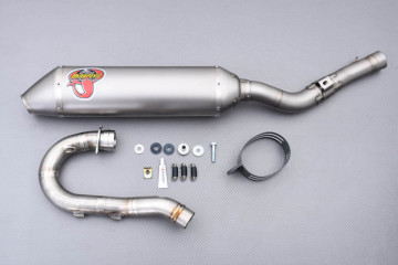 Línea de escape completa Akrapovic Off-Road EVO Titanio para SUZUKI RMZ 450 2005 - 2007