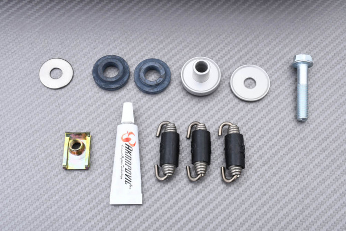 Línea de escape completa Akrapovic Off-Road EVO Titanio para SUZUKI RMZ 450 2005 - 2007 Línea de escape completa Akrapovic Off-Road EVO Titanio para SUZUKI RMZ 450 2005 - 2007