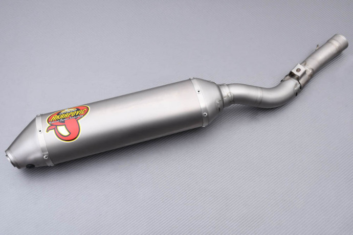 Línea de escape completa Akrapovic Off-Road EVO Titanio para SUZUKI RMZ 450 2005 - 2007 Línea de escape completa Akrapovic Off-Road EVO Titanio para SUZUKI RMZ 450 2005 - 2007