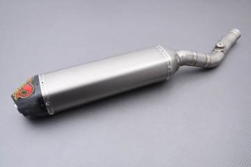 Sistema di scarico completo Akrapovic Off-Road EVO Titanio per SUZUKI RMZ 450 2005 - 2007 Sistema di scarico completo Akrapovic Off-Road EVO Titanio per SUZUKI RMZ 450 2005 - 2007