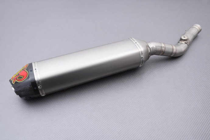 Sistema di scarico completo Akrapovic Off-Road EVO Titanio per SUZUKI RMZ 450 2005 - 2007 Sistema di scarico completo Akrapovic Off-Road EVO Titanio per SUZUKI RMZ 450 2005 - 2007