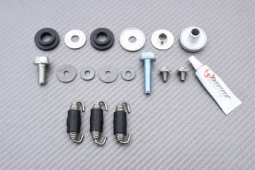Sistema di scarico completo Akrapovic Off-Road EVO Titanio per SUZUKI RMZ 450 2005 - 2007 Sistema di scarico completo Akrapovic Off-Road EVO Titanio per SUZUKI RMZ 450 2005 - 2007