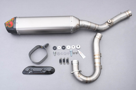 Línea de escape completa Akrapovic Off-Road EVO Titanio para SUZUKI RMZ 450 2005 - 2007