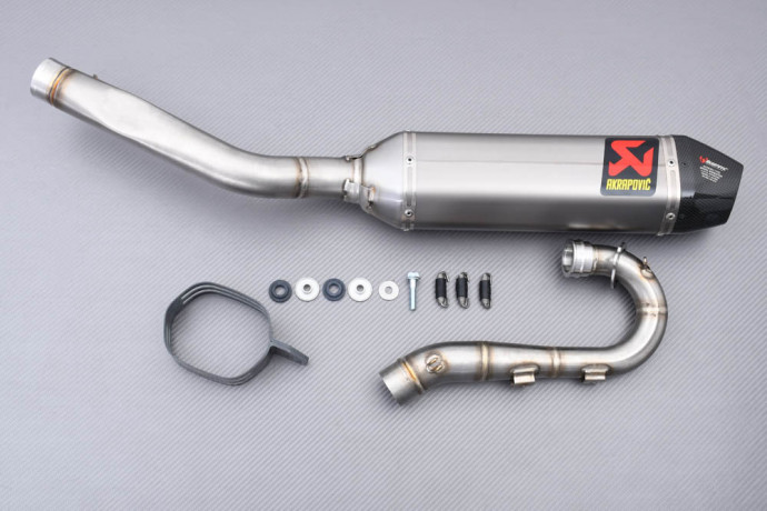 Ligne complète d'échappement Off-Road Akrapovic RACING pour SUZUKI RMZ 250 2007 - 2009