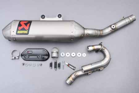 Línea de escape completa Akrapovic Off-Road EVO Titanio para SUZUKI RMZ 250 2010 - 2018