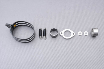 Línea de escape completa Akrapovic Off-Road EVO Titanio para YAMAHA YZF / WRF 250 2001 - 2003