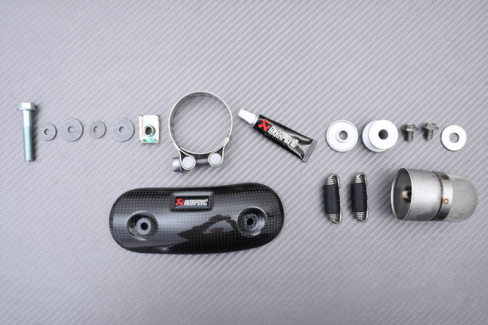 Ligne complète d'échappement Off-Road Akrapovic RACING pour YAMAHA WRF 450 2016 - 2018