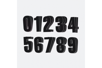 MOTION MX2 Number Stickers Pack of 3