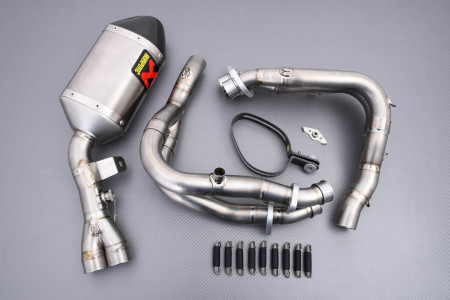 Ligne complète AKRAPOVIC EVOLUTION EXHAUST SYSTEM Titane SUZUKI GSXR 600 / 750 2006 - 2010