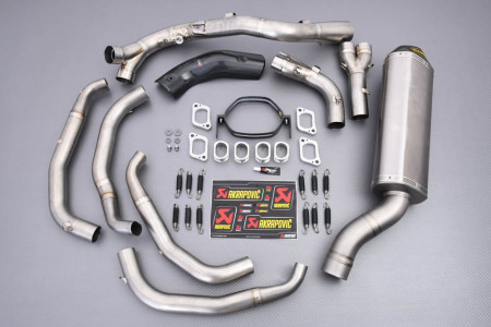 Línea completa AKRAPOVIC EVOLUTION EXHAUST SYSTEM Titanio HONDA CBR 1000 RR 2004 - 2007