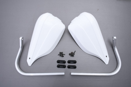 Pare mains avec barre de renfort simple encrage BARKBUSTERS STORM REF : STM-004-01-WH