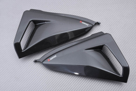 Funda en carbono bajo el asiento lado Akrapovic HONDA CB1000R 2008 - 2016