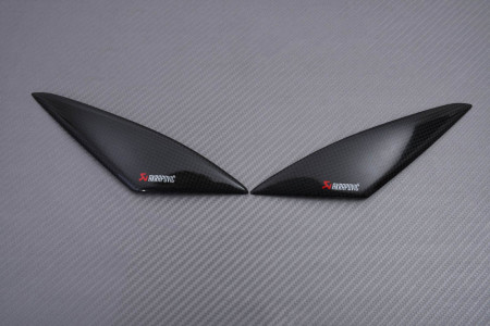 Paire de caches réservoir latéraux en Carbone Akrapovic SUZUKI GSXR 1000 2005 - 2006