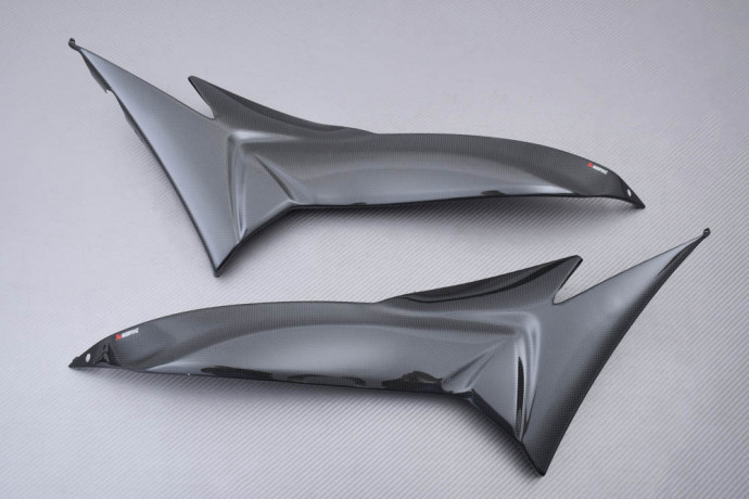 Tapas de depósito laterales en carbono Akrapovic SUZUKI GSXR 1000 2009 - 2016
