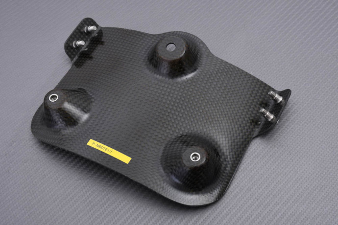 Support de Silencieux et support de plaque en Carbone Akrapovic DUCATI 749 / 999 BIPOSTO 2002 - 2007
