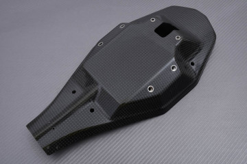 Support de Silencieux et support de plaque en Carbone Akrapovic DUCATI 749 / 999 BIPOSTO 2002 - 2007