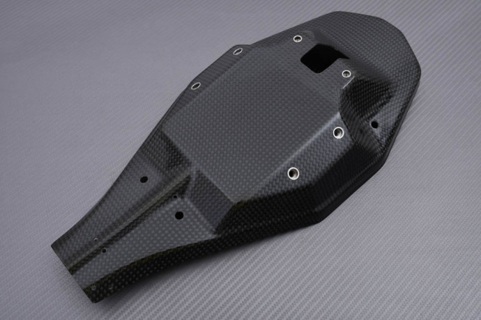 Support de Silencieux et support de plaque en Carbone Akrapovic DUCATI 749 / 999 BIPOSTO 2002 - 2007