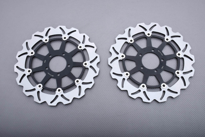 Coppia dischi freno wave / margherita 330 mm KAWASAKI ZX10RR / SE 2017 - 2021 Coppia dischi freno wave / margherita 330 mm KAWASAKI ZX10RR / SE 2017 - 2021