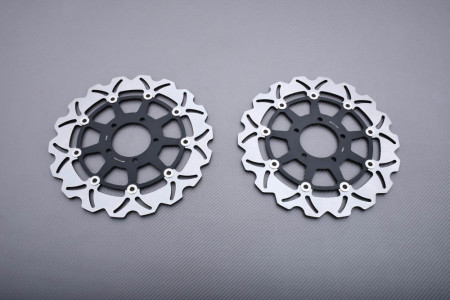 Pair of front Wave brake discs 330 mm KAWASAKI ZX10R 2016 - 2023