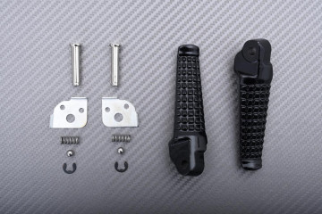 Paire de Repose Pieds Arrière SUZUKI GSXR 600 / 750 / 1000 / HAYABUSA / GSXS / SV / BANDIT 650 / 1200 / 1250