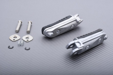 Paire de Repose Pieds Arrière SUZUKI GSXR 1100 / BANDIT 400 / 1200 / RF 900 1989 - 2005