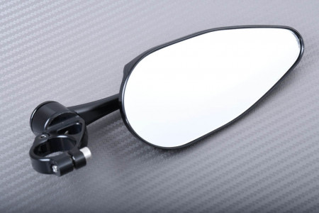 Pair of Bar End Rearview Mirrors in Anodised Aluminum