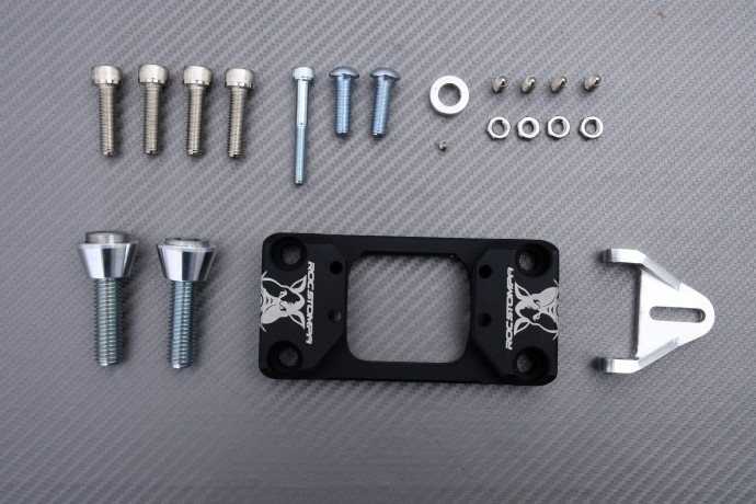 Fixations amortisseur de direction Rotatif ROC STOMPA KAWASAKI KXF 250 / 450 2007 - 2013 REF : RS-SDA-MF21 Fixations amortisseur de direction Rotatif ROC STOMPA KAWASAKI KXF 250 / 450 2007 - 2013 REF : RS-SDA-MF21
