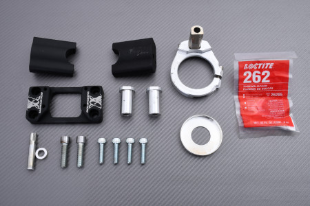 Fijaciones para amortiguador de dirección giratorio ROC STOMPA KTM Duke 2 640 2004 - 2007 REF : RS-SDA-MF17
