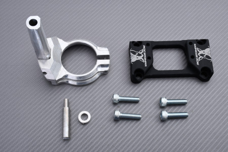 Fijaciones para amortiguador de dirección giratorio ROC STOMPA HUSQVARNA TE / WR 125 / 250 / 450 2006 - 2013 REF : RS-SDA-MF04