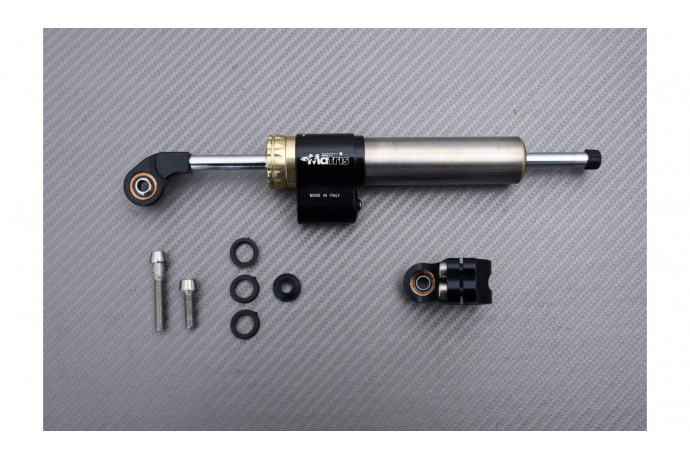 Performance steering damper kit with fixings MATRIS SDK DUCATI 749 / 999 2003 - 2006 REF : SD.D108K Performance steering damper kit with fixings MATRIS SDK DUCATI 749 / 999 2003 - 2006 REF : SD.D108K