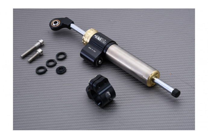 Performance steering damper kit with fixings MATRIS SDK DUCATI 749 / 999 2003 - 2006 REF : SD.D108K Performance steering damper kit with fixings MATRIS SDK DUCATI 749 / 999 2003 - 2006 REF : SD.D108K