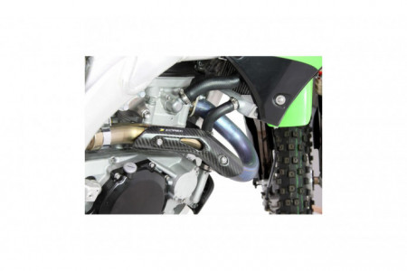 Protection de collecteur en carbone Z-CARBON HONDA CRF 250 R 2010 - 2013 REF : ZC31-3180