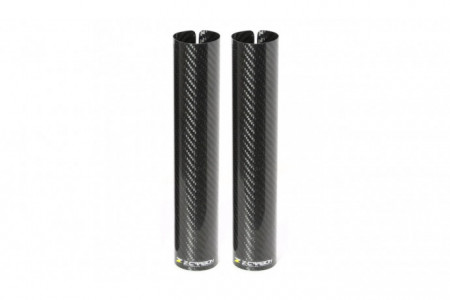 Protectores inferior de horquilla en carbono Z-CARBON HONDA CRF 250 R / YAMAHA YZ 125 / 250 / 450 2002 - 2017 REF : ZC35-4338