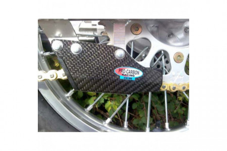 Protector de guía de la cadena en carbono PRO-CARBON YAMAHA YZF / YZ 125 / 250 / 450 2007 - 2023 REF : Y-CG-03