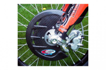 Protección del disco delantero en carbono PRO-CARBON KAWASAKI KXF 250 / 450 2005 - 2020 REF : KA-DG-03