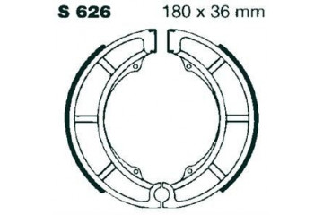 Kit de zapatas / Tambor de freno trasero EBC S626 SUZUKI KING QUAD / MARAUDER / INTRUDER / SACHS