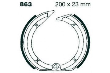 Kit de zapatas / Tambor de freno trasero EBC 863 BMW K75 1984 - 1988