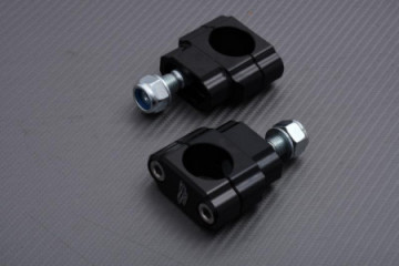 Coppia di attacchi manubrio Alluminio Nero 28mm RENTHAL SUZUKI RM 125 / 250 1999 - 2001 REF : CL008
