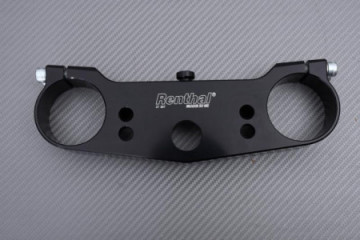 Horquilla superior aluminio tallado en masa Negro RENTHAL KAWASAKI KX 125 / 250 2002 REF : CT007